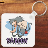 Porte-clés Graphique de caractères I.R. Baboon (Verso)