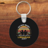 Porte-clés Graphique de devis de bibliothèque Funny (Recto)