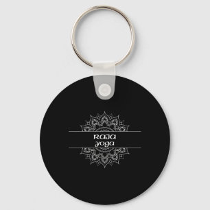 Porte-clés Graphique de mandala de type Raja Yoga