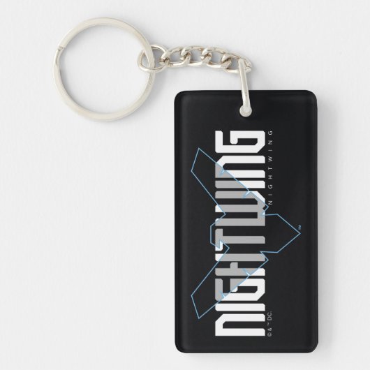 Porte-clés Graphique de nom high-tech Nightwing (Devant)