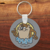 Porte-clés Graphique en cercle extensible TAZ™ (Recto)