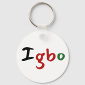 Porte-clés Graphique Igbo Cute (Recto)