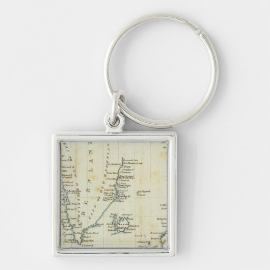 Porte-clés Graphique, mers polaires (Devant)