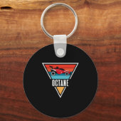 Porte-clés Graphique Octane Rocket Soccer Rétro Coucher de so (Recto)