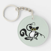 Porte-clés Graphique original - Cool AYE-AYE - Nature (Devant)