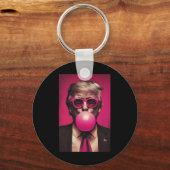 Porte-clés Graphique rose Bubblegum (Recto)