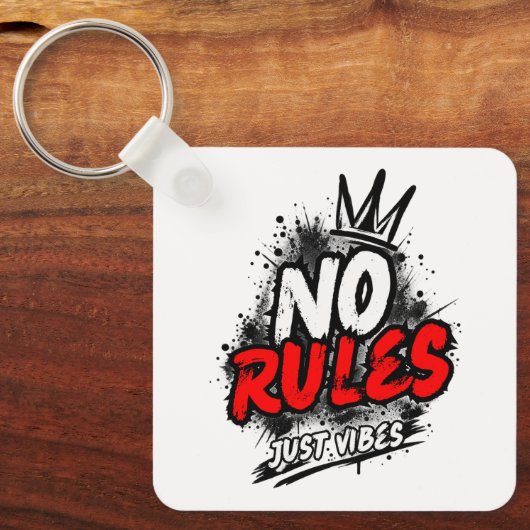 Porte-clés graphique sans règles (Recto)