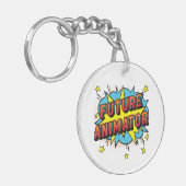 Porte-clés Graphiques de mouvement d'animation Future (Devant gauche)