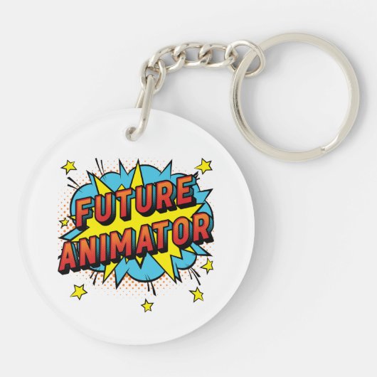 Porte-clés Graphiques de mouvement d'animation Future (Dos)