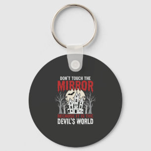 Porte-clés Graphisme Monde des Diables Miroir Hanté Halloween