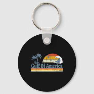 Porte-clés Graphisme Rétro Golfe De L'Amérique D'Amérique N'O