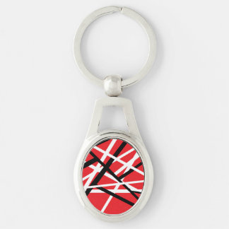 Porte-clés Graphisme Rouge, Noir et Blanc