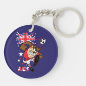 Porte-clés Graphisme TAZ™ Team Australia Soccer (Dos)
