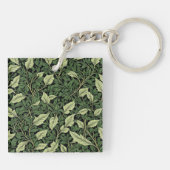 Porte-clés Grappe de vignes dans les nuances de vert (Dos)