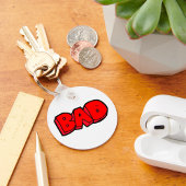 Porte-clés Gras rouge mauvais style de graffiti