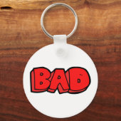 Porte-clés Gras rouge mauvais style de graffiti (Recto)