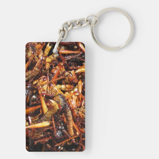 Porte-clés Grasshopper frit (Takkataen Thot) Alimentation asi (Dos)