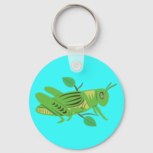 Porte-clés Grasshopper vert (Recto)