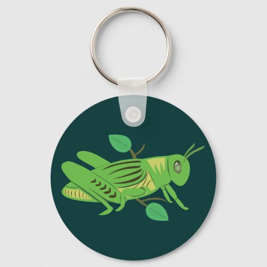 Porte-clés Grasshopper vert (Recto)