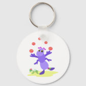 Porte-clés Grasshopper violet Jongler amusant Créature (Verso)