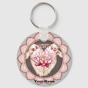 Porte-clés Gratitude Lotus porte - clé