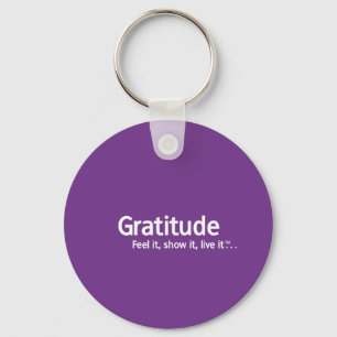 Porte-clés Gratitude - pensée Shapers™