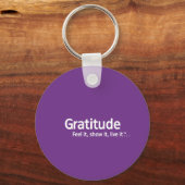 Porte-clés Gratitude - Thpense Shapers™ (Recto)