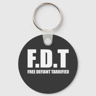 Porte-clés Gratuit Défiant Tarrifs Américain