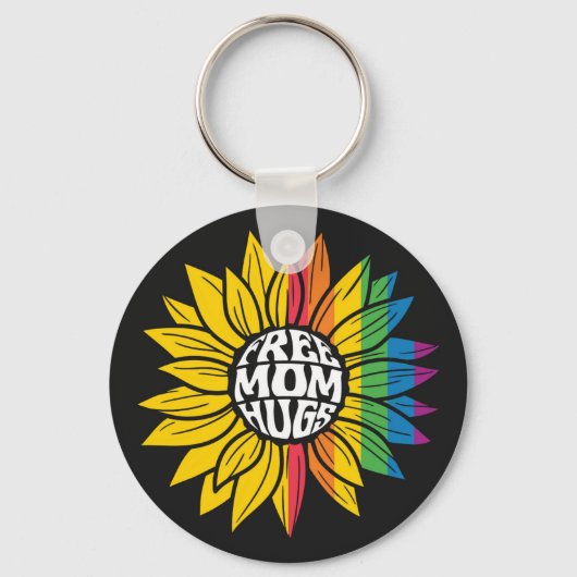 Porte-clés Gratuit les câlins ! (Recto)