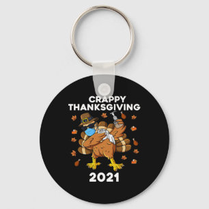Porte-clés Grave Thanksgiving Dabbing Turquie Pilgrim Boys Ki