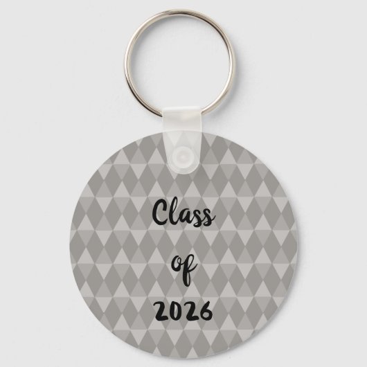 Porte-clés Gray Diamond Pattern (Verso)