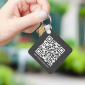 Porte-clés Gray QR Code Entreprise Logo Entreprise Promotion