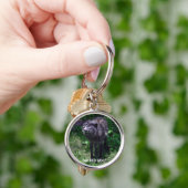 Porte-clés GRAY WOLF Design Faune Art Key-Ring (main)