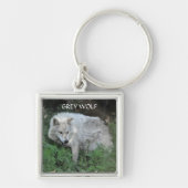 Porte-clés GRAY WOLF Design Faune Art Key-Ring (Devant)