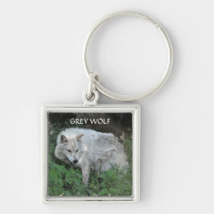 Porte-clés GRAY WOLF Design Faune Art Key-Ring