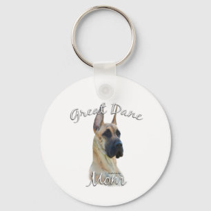 Porte-clés Great Dane (brindle) Maman 2