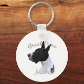 Porte-clés Great Dane (manteau) Maman 2 (Verso)