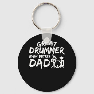 Porte-clés Great Drummer Even Better Dad Gift Shirt