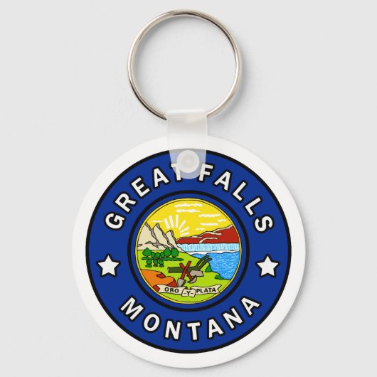 Porte-clés Great Falls Montana (Recto)