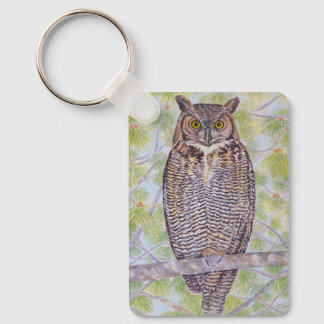Porte-clés Great Horned Owl