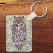 Porte-clés Great Horned Owl (Verso)