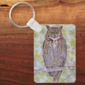 Porte-clés Great Horned Owl (Recto)