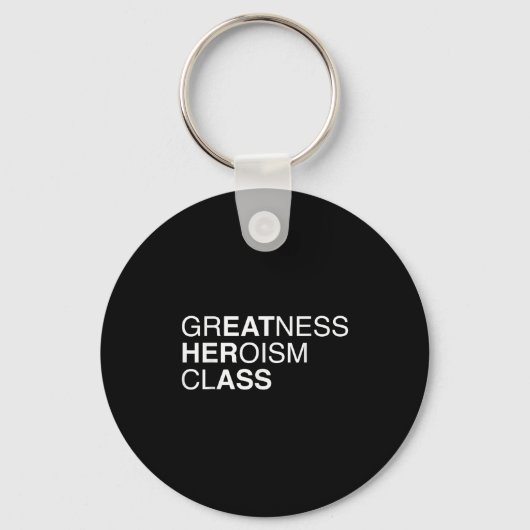 Porte-clés Greatness Heroism Cl Eat Her As$ Funny Pun Sarcasm (Recto)
