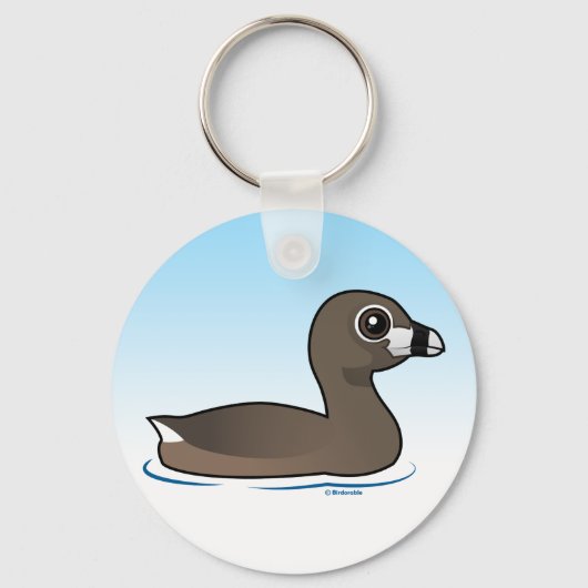 Porte-clés Grebe à bec roux (Recto)