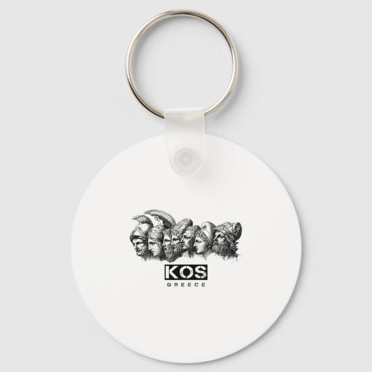 Porte-clés Grec Grèce Plage Vacances Fêtes Kos (Recto)