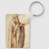 Porte-clés Greek Philosopher with Human Skull by Michelangelo (Verso)