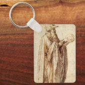 Porte-clés Greek Philosopher with Human Skull by Michelangelo (Recto)