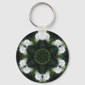 PORTE-CLÉS GREEN ABSTRACT DRAWING. SAMER BRASIL 1 (Recto)