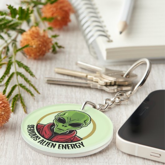 Porte-clés Green Alien (Devant droit)