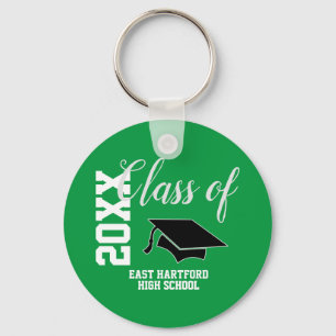 Porte-clés Green Custom Senior Class 2022 Favor Porte - clé